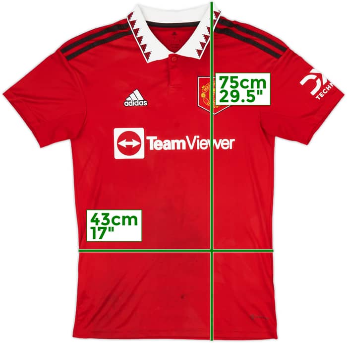 2022-23 Manchester United Home Shirt - 5/10 - (S)