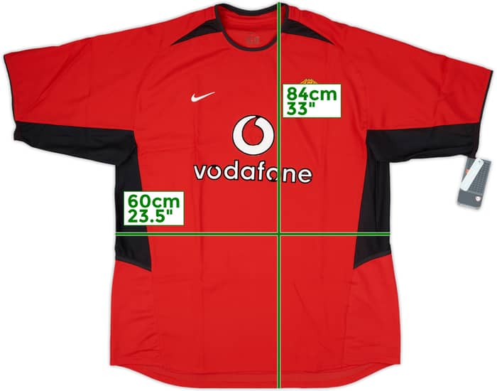 2002-04 Manchester United Home Shirt Beckham #7 (XL) 2002-04 Manchester United Home Shirt Beckham #7 (XL)