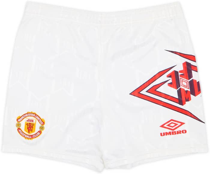 1992-94 Manchester United Home Shorts - 7/10 - (XL.Boys)