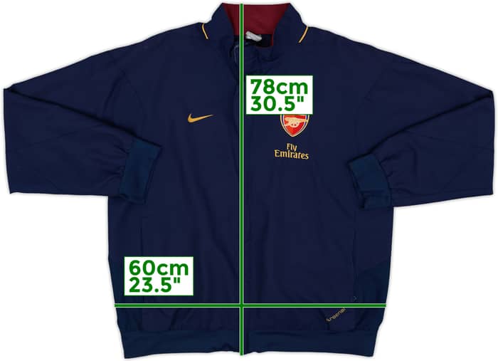 2007-08 Arsenal Nike Track Jacket - 5/10 - (XL)