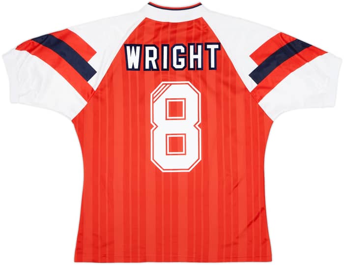 1992-94 Arsenal Home Shirt Wright #8 - 7/10 - (M/L)