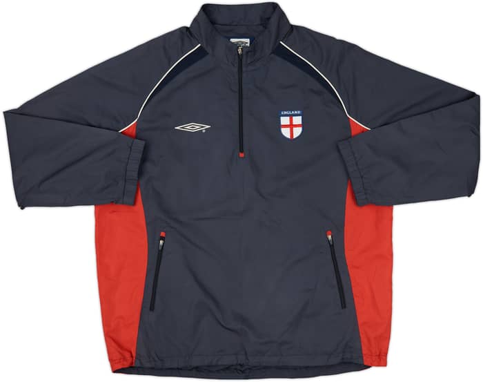 【メール便送料無料対応可】 Rain Hooded Umbro Engand 2002-04 Jacket (3XL) - 5/10 - ウェア