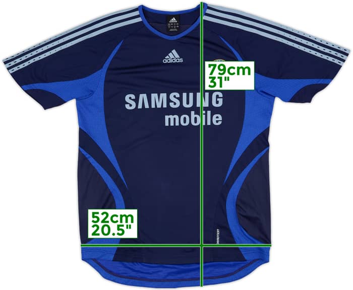 2006-07 Chelsea adidas Formotion Training Shirt - 8/10 - (L)