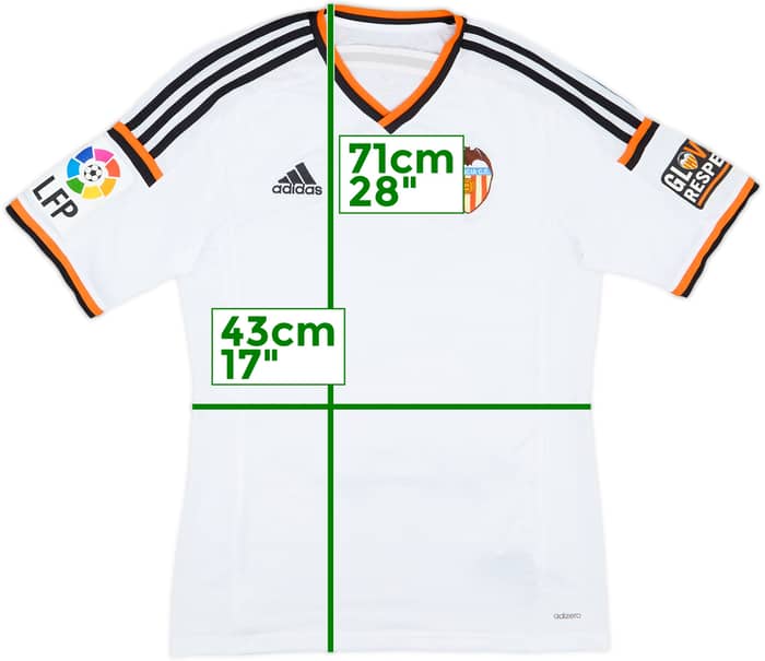 2014-15 Valencia Home Shirt - 5/10 - (M)