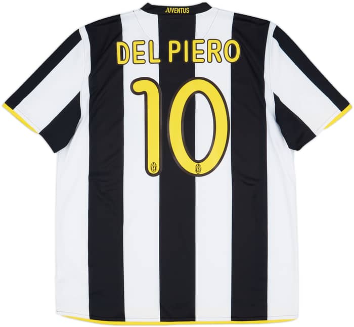 2008-09 Juventus Home Shirt Del Piero #10 - 9/10 - (XL)