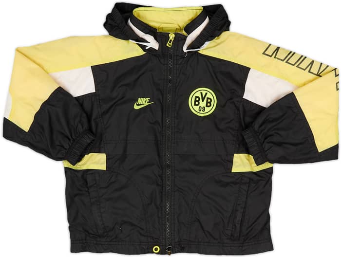 1995-96 Borussia Dortmund Nike Hooded Rain Jacket - 6/10 - (S.Boys)