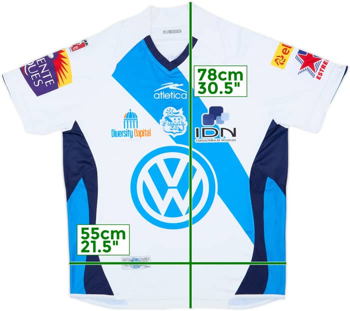 2009-10 Puebla Home Shirt - 9/10 - (L)
