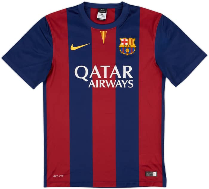 2014-15 Barcelona Basic Home Shirt - 9/10 - (S)