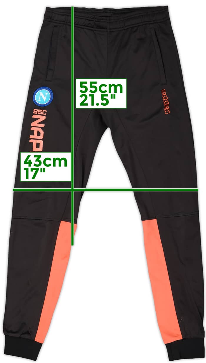 2018-19 Napoli Kappa Track Pants/Bottoms - 5/10 - (S)
