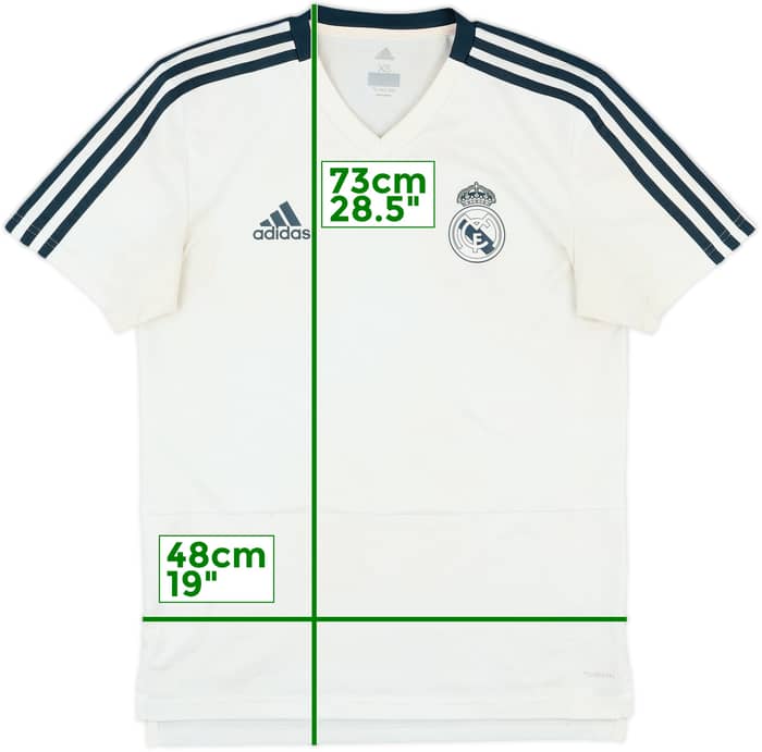 2018-19 Real Madrid adidas Training Shirt - 4/10 - (XS)