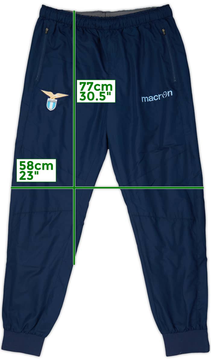 2015-16 Lazio Macron Track Pants/Bottoms - 8/10 - (L)