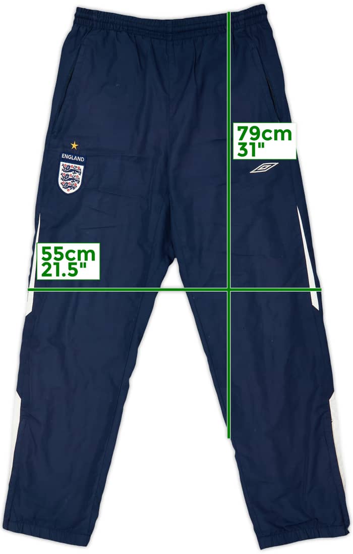 2007-09 Engalnd Umbro Track Pants/Bottoms - 5/10 - (M)