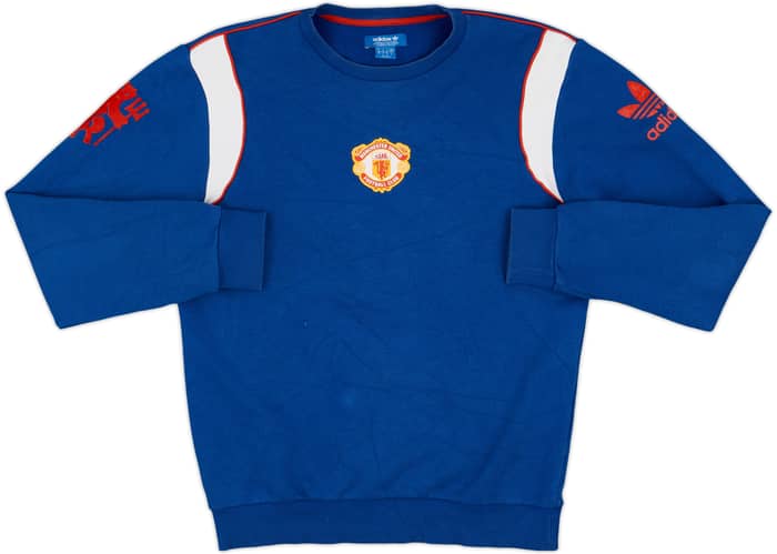 2016-17 Manchester United adidas Originals Retro Sweat Top - 7/10 - (S)