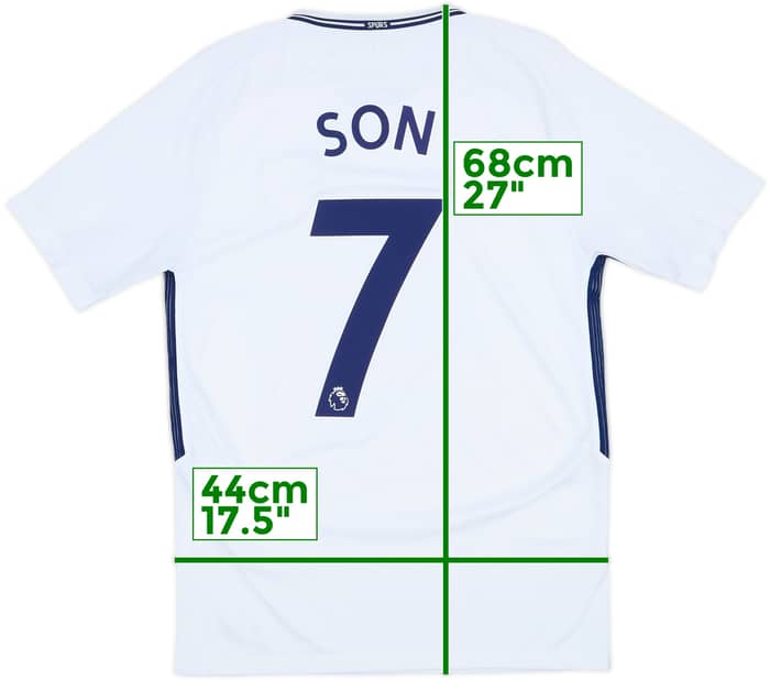 2017-18 Tottenham Home Shirt Son #7 - 8/10 - (S)