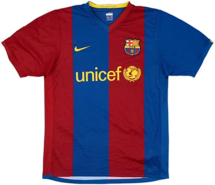 入荷中 Ronaldinho Shirt Home Barcelona 2006-07 #10- (M) - 8/10 ウェア