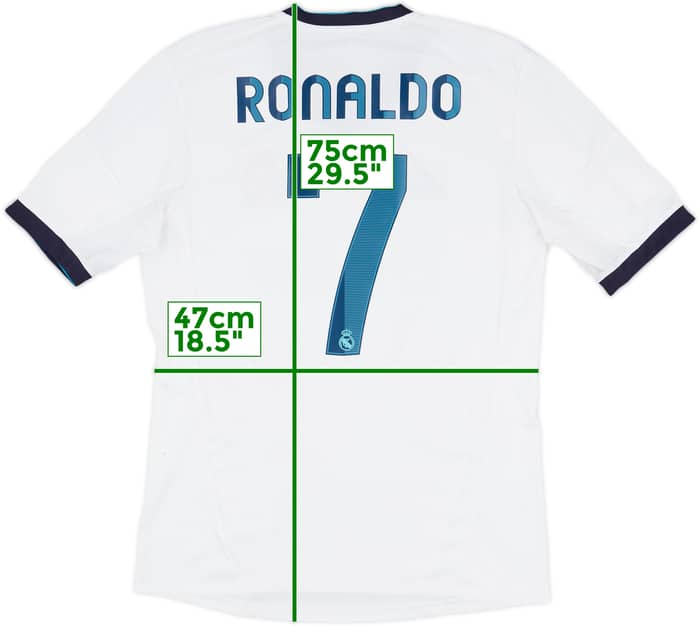 2012-13 Real Madrid Home Shirt Ronaldo #7 - 7/10 - (M)