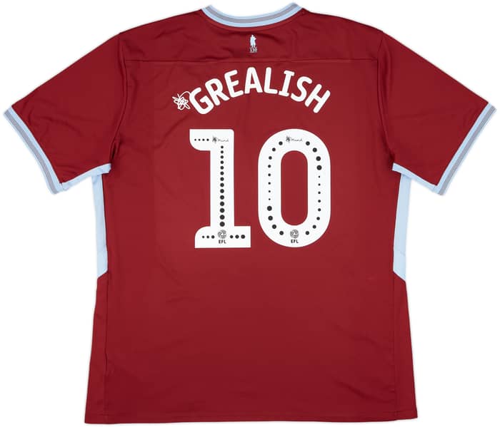 2018-19 Aston Villa Home Shirt Grealish #10 - 8/10 - (XXL)