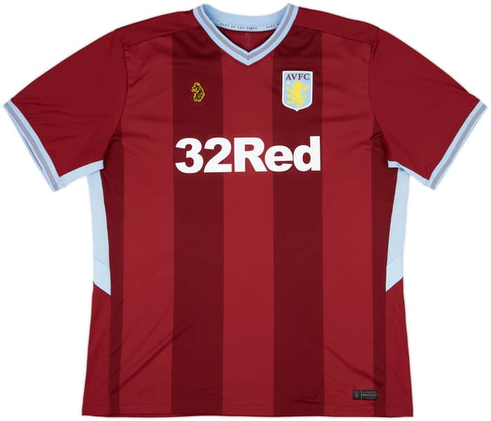 2018-19 Aston Villa Home Shirt Grealish #10 - 8/10 - (XXL)