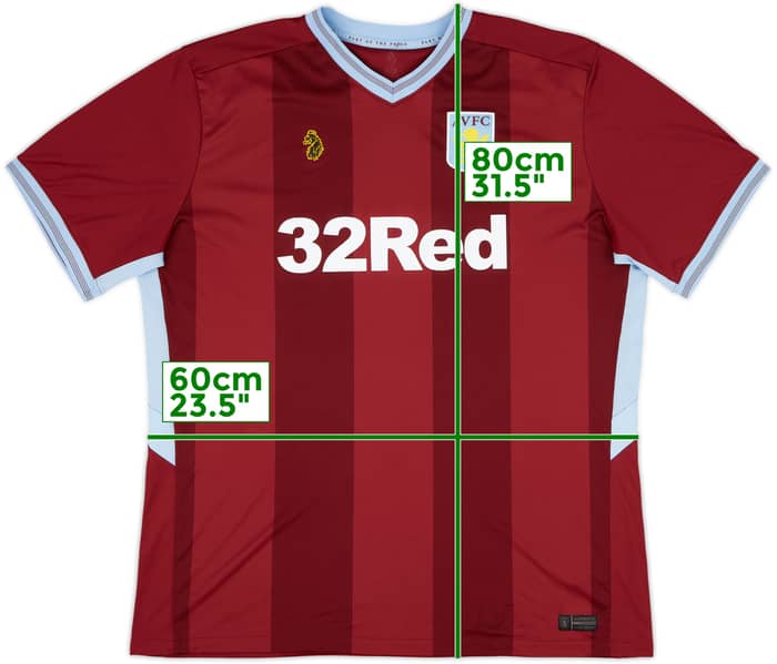 2018-19 Aston Villa Home Shirt Grealish #10 - 8/10 - (XXL)