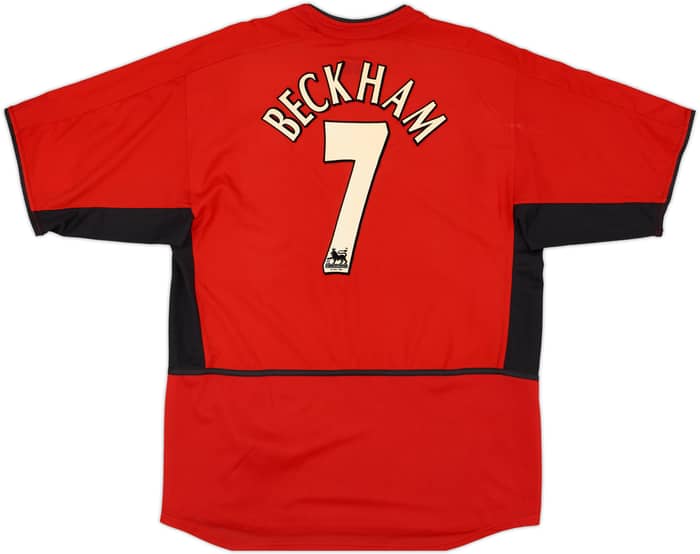 2002-04 Manchester United Home Shirt Beckham #7 (L)
