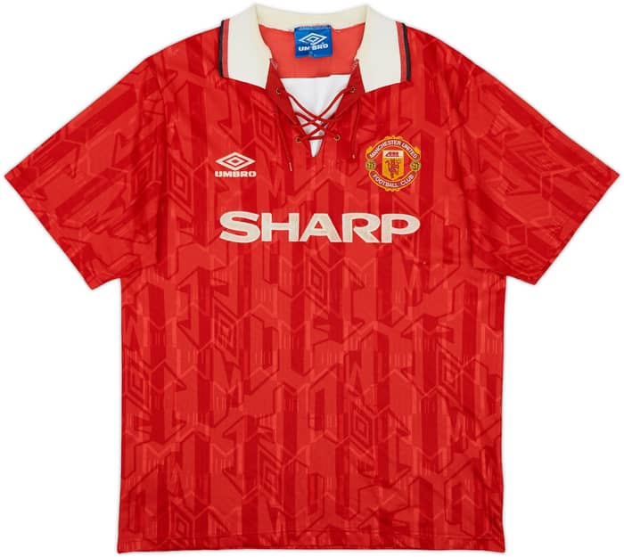 1992-94 Manchester United Home Shirt - 5/10 - (L)