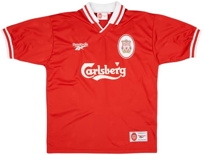1996-98 Liverpool Home Shirt McManaman #7 - 8/10 - (M)