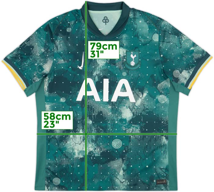 2024-25 Tottenham Third Shirt - 10/10 - (XL)