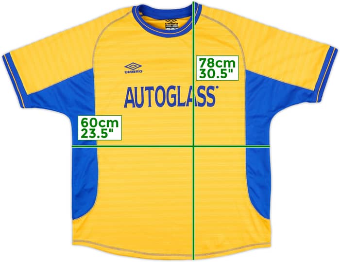 2000-01 Chelsea Away Shirt Desailly #6 - 8/10 - (XL)