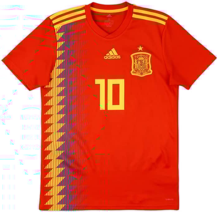 2018-19 Spain Home Shirt Thiago #10 - 8/10 - (S)