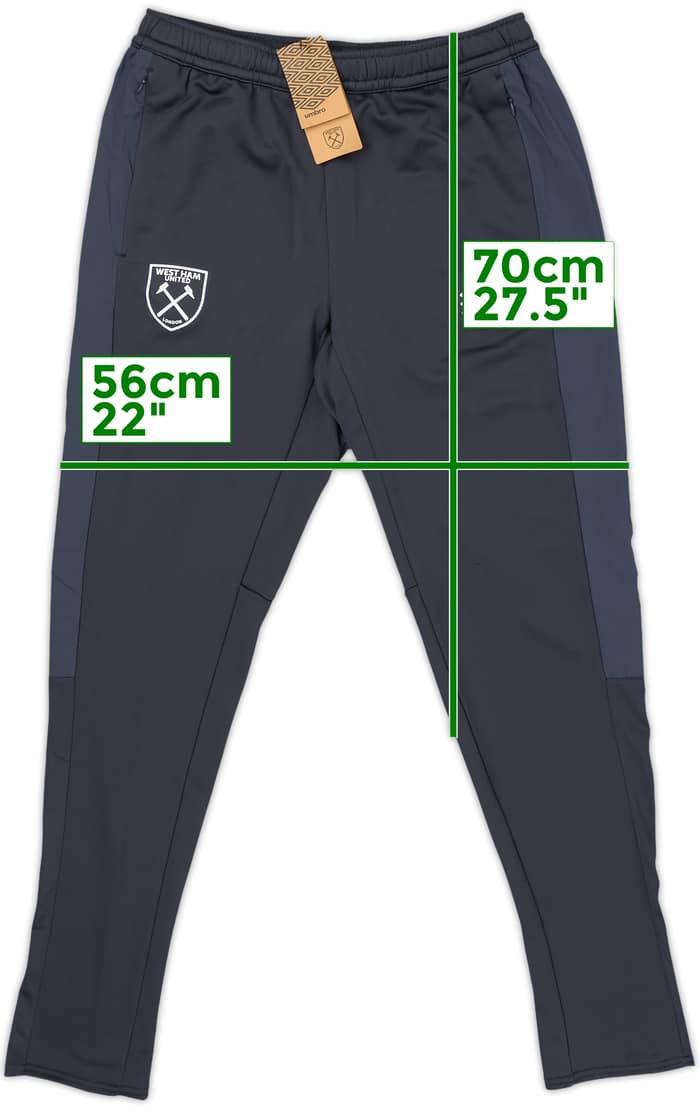 2023-24 West Ham Umbro Track Pants/Bottoms (L)