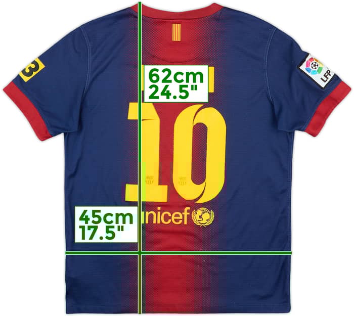 2012-13 Barcelona Home Shirt Messi #10 (XL)