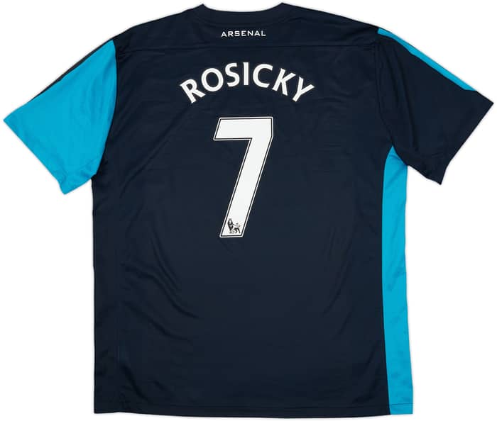 2011-12 Arsenal Away Shirt Rosicky #7 - 9/10 - (XL)