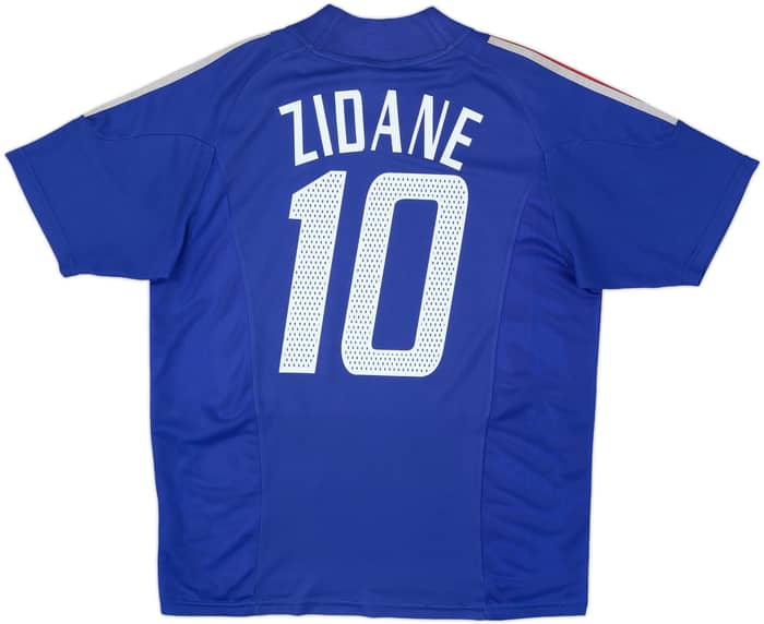 2002-04 France Home Shirt Zidane #10 - 5/10 - (M)