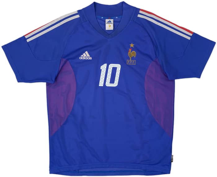 2002-04 France Home Shirt Zidane #10 - 5/10 - (M)