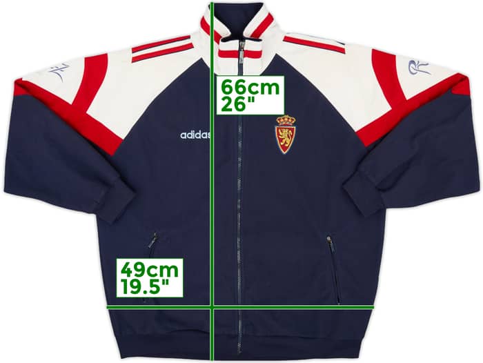1997-98 Real Zaragoza adidas Track Jacket - 7/10 - (M/L)