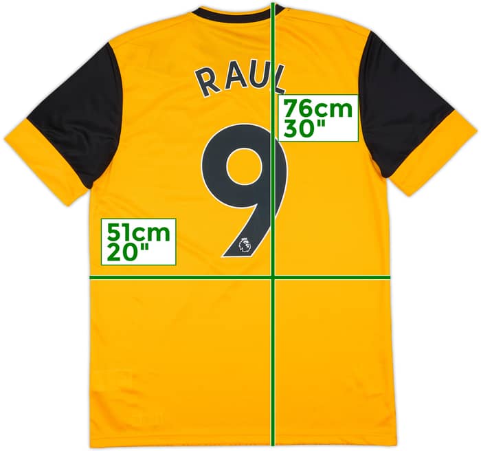 2020-21 Wolves Home Shirt Raul #9 (M)