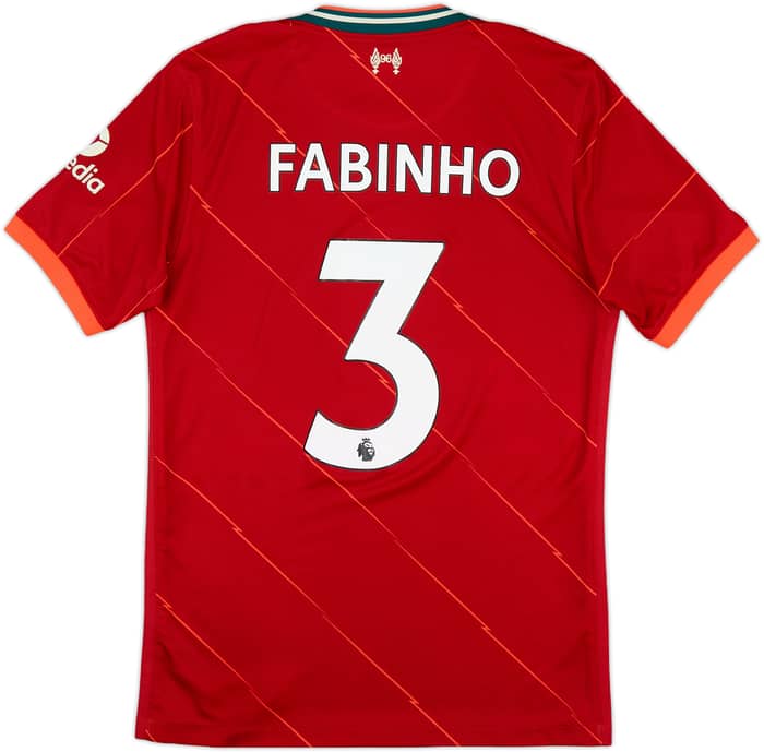 2021-22 Liverpool Home Shirt Fabinho #3 - 7/10 - (S)