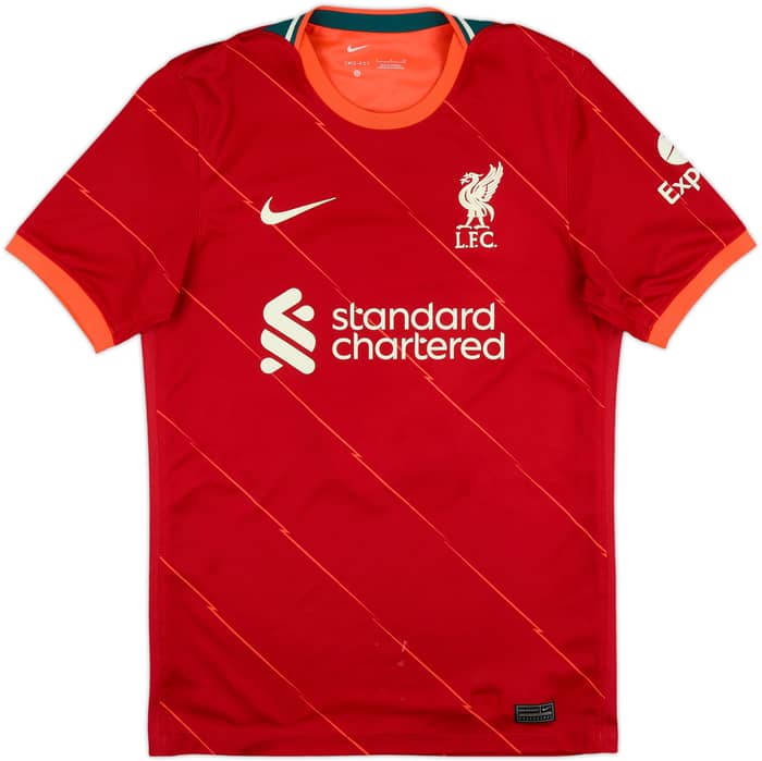 2021-22 Liverpool Home Shirt Fabinho #3 - 7/10 - (S)
