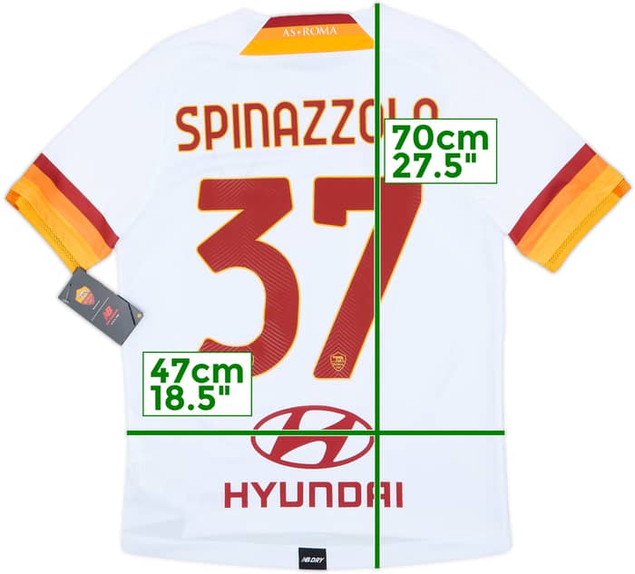 2021-22 Roma Away Shirt Spinazzola #37 (S)