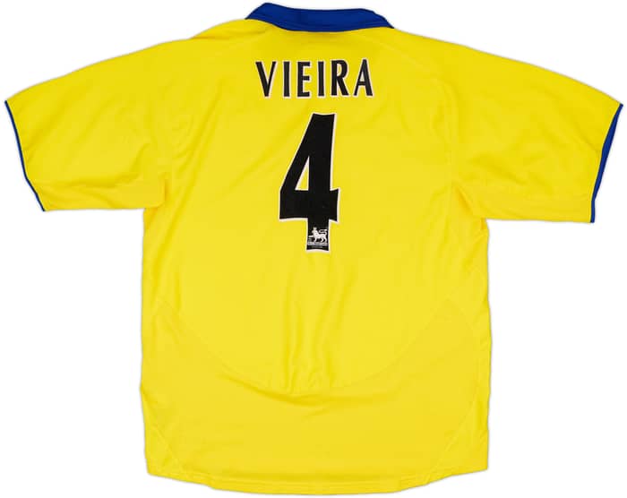 2003-05 Arsenal Away Shirt Vieira #4 - 5/10 - (L)