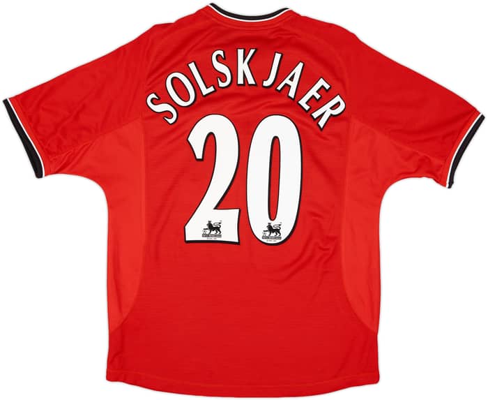 2000-02 Manchester United Home Shirt Solskjaer #20 - 10/10 - (M)