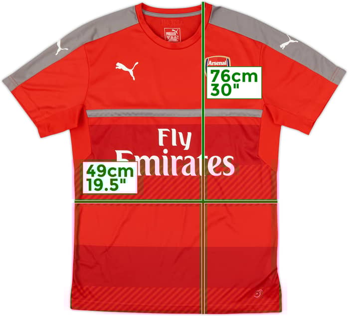 2016-17 Arsenal Puma Training Shirt - 7/10 - (L) 2016-17 Arsenal Puma Training Shirt - 7/10 - (L)