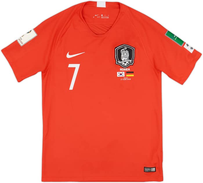 2018-20 South Korea 'vs Germany' Home Shirt H M Son #7 - 8/10 - (M)