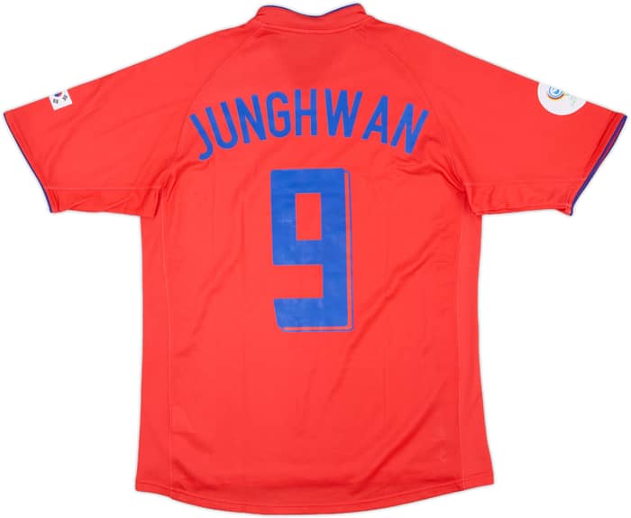 2006-08 South Korea Home Shirt Junghwan #9 - 7/10 - (L)