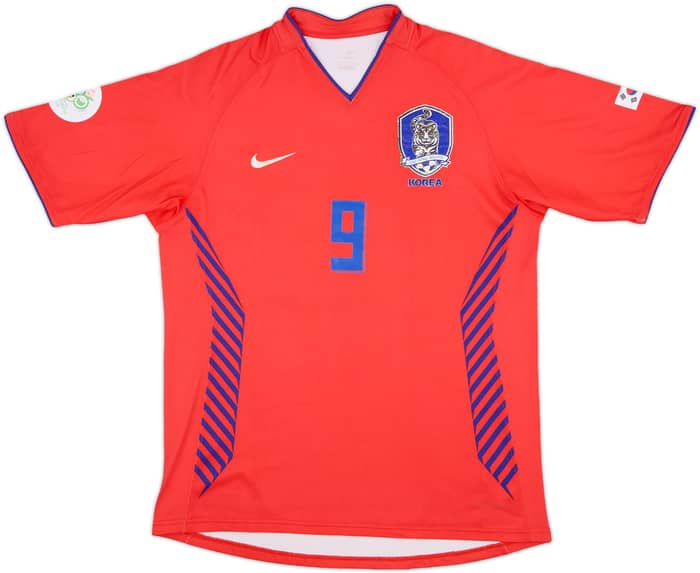 2006-08 South Korea Home Shirt Junghwan #9 - 7/10 - (L)
