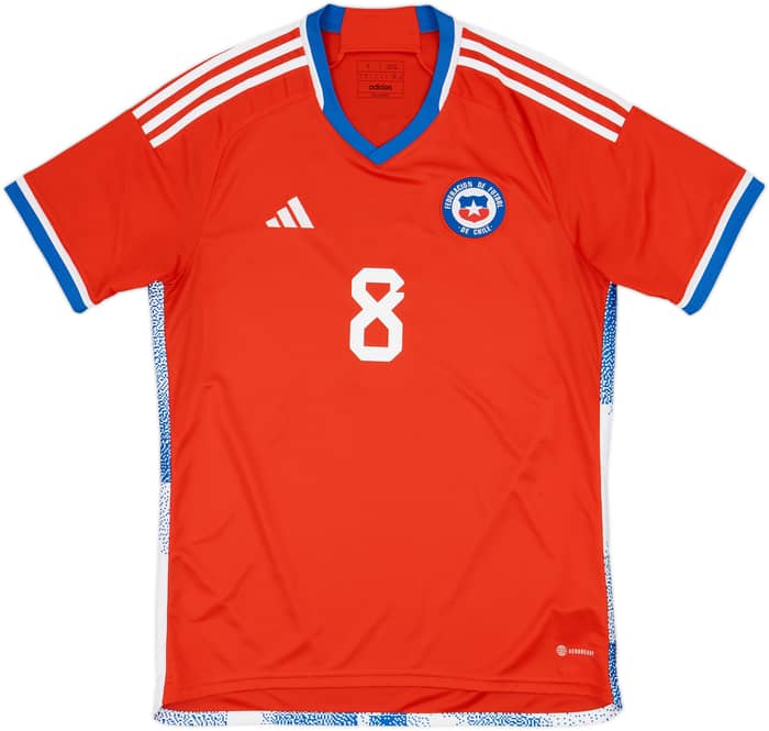 2022-23 Chile Home Shirt Vidal #8 - 10/10 - (L)