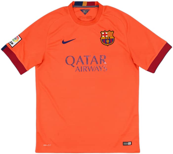 2014-15 Barcelona Away Shirt Suzanne - 5/10 - (XL)