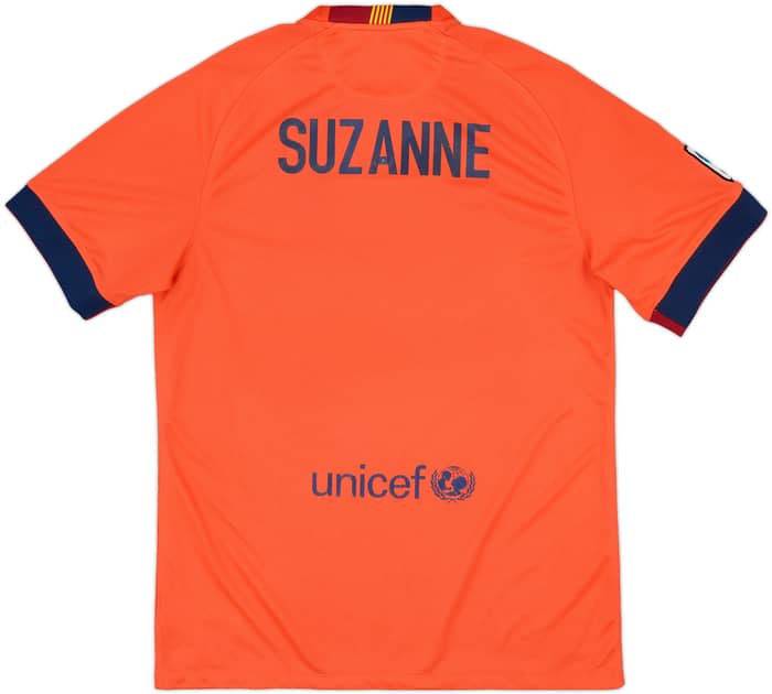 2014-15 Barcelona Away Shirt Suzanne - 5/10 - (XL)