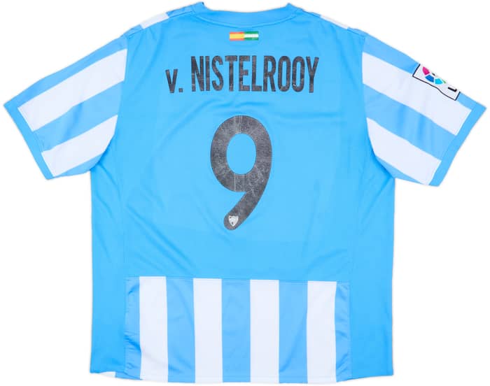 2011-12 Malaga Home Shirt v. Nistelrooy #9 - 5/10 - (XXL)