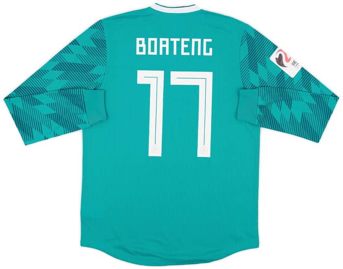 2018 Germany Match Issue Away L/S Shirt Boateng #17
